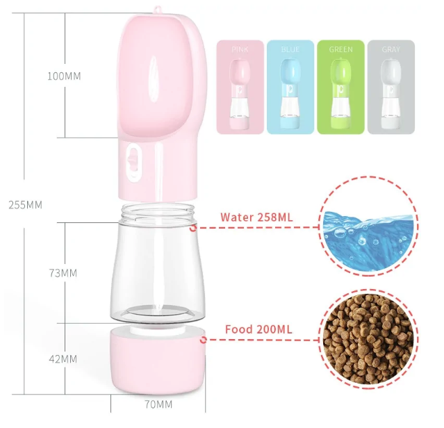 Pet Dog Water Bottle Feeder